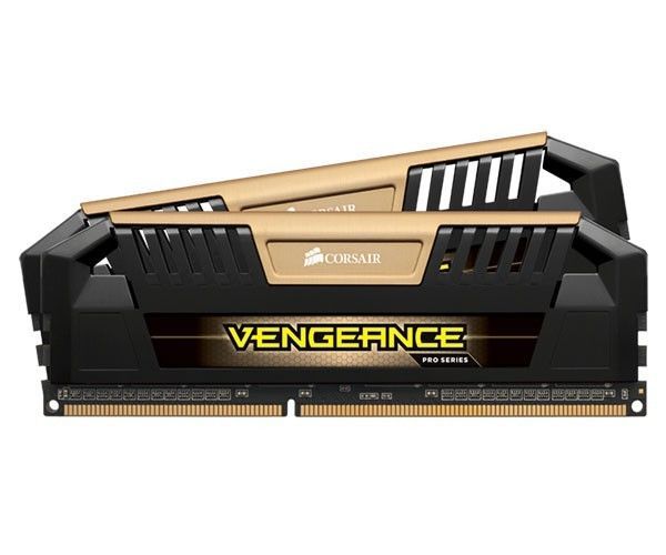 Memoria Corsair Vengeance PRO 8GB (2x4) DDR3 1600MHz Dourado, CMY8GX3M2A1600C9A