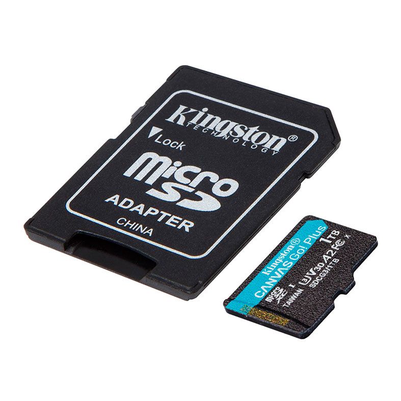 Cartao de Memoria Kingston V30 Canvas Go Plus, 1TB, MicroSDCX, UHS-III, SDCG3-1TB