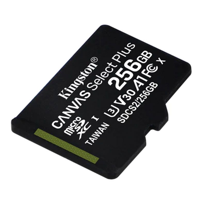 Cartao de Memoria Kingston Canvas Select Plus, 256GB, MicroSDXC A1 + Adaptador, SDCS2-256GB