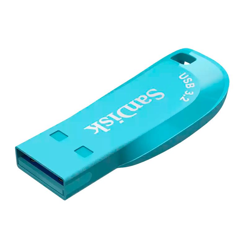 Pen Drive SanDisk Ultra Shift, 128GB, USB 3.2, Azul, SDCZ410-128G-G46BB