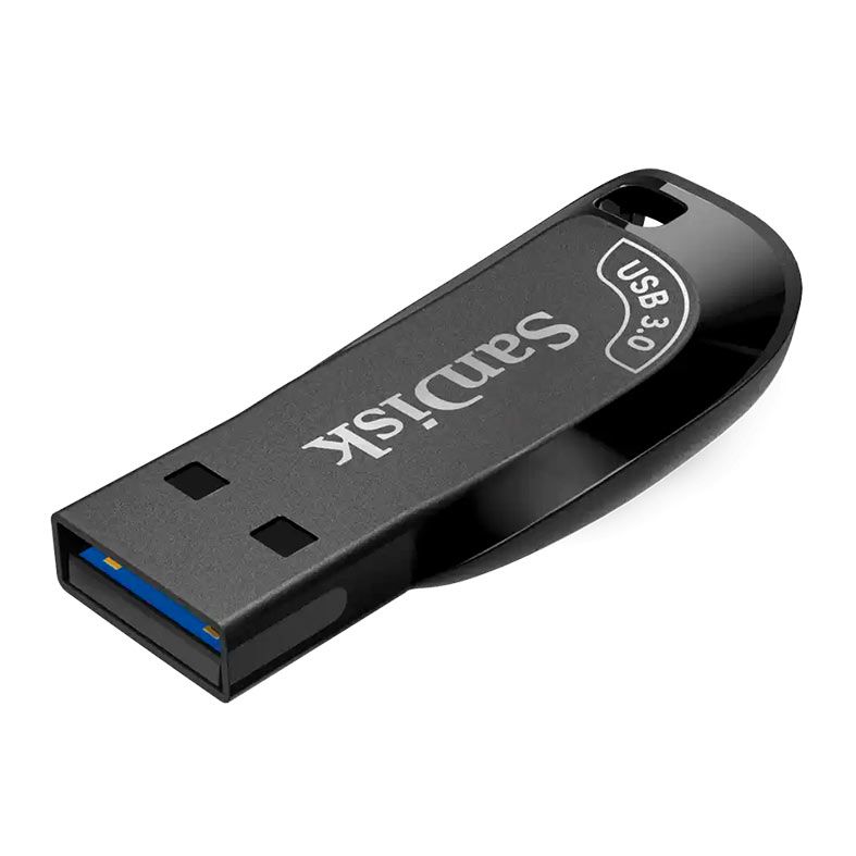 Pen Drive Sandisk Ultra Shift, 256GB, USB 3.0, Preto, SDCZ410-256G-G46
