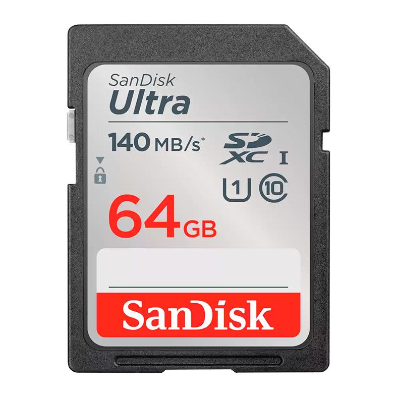 Cartao de Memoria Sandisk Ultra, 64GB, SDXC, SDSDUNB-064G-GN6IN