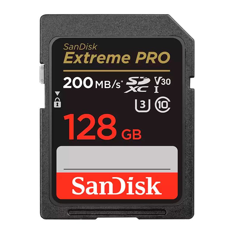 Cartao de Memoria SanDisk Extreme PRO, 128GB, SDXC, UHS-I, V30, SDSDXXD-128G-GN4IN