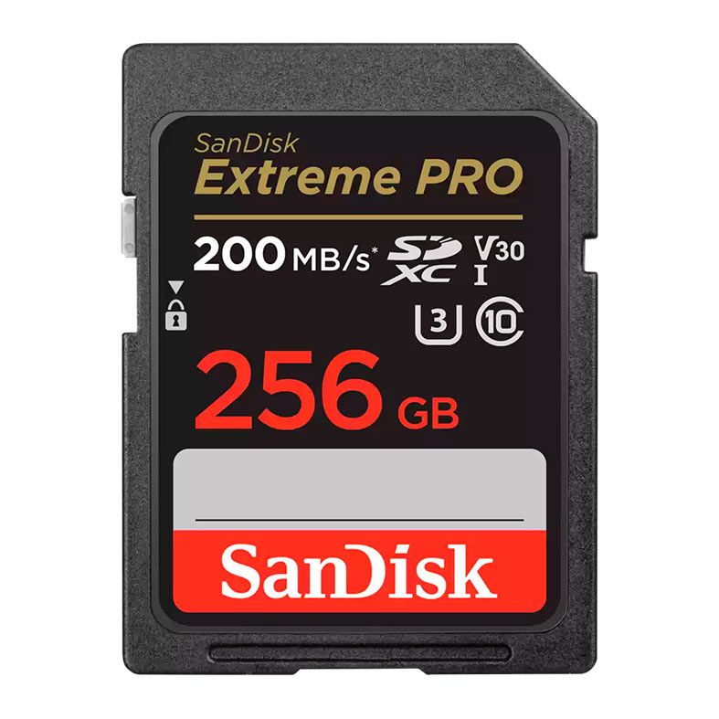 Cartao de Memoria SanDisk Extreme PRO, 256GB, SDXC, UHS-I, V30, SDSDXXD-256G-GN4IN