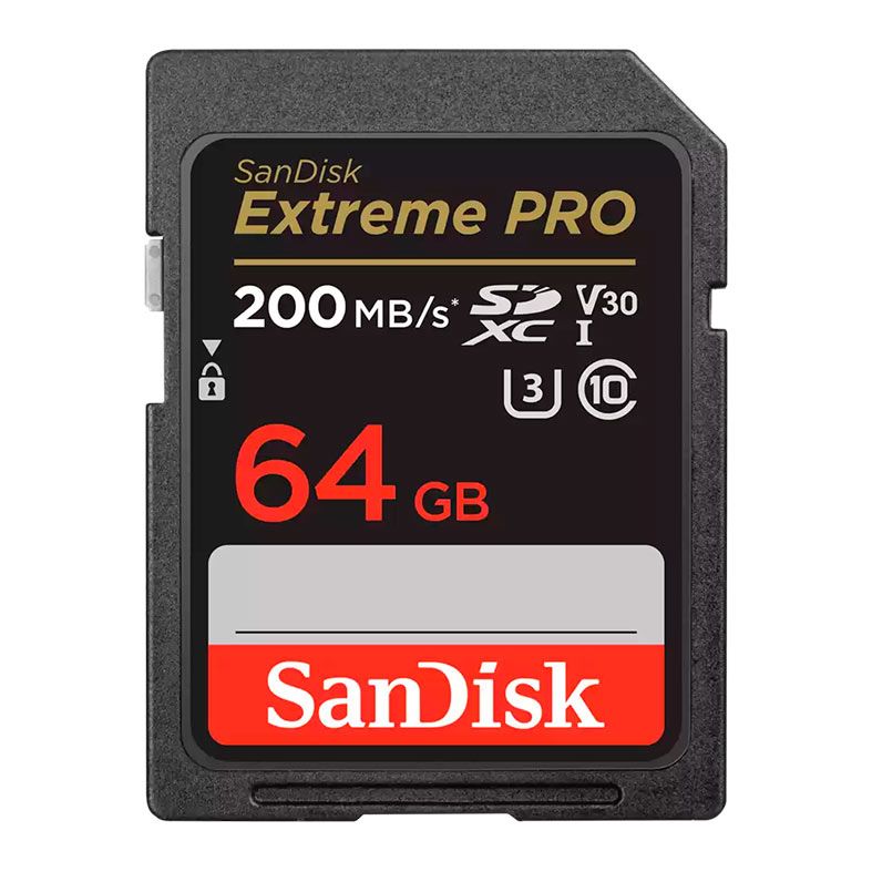 Cartao de Memoria SanDisk Extreme Pro, 64GB, SDXC, SDSDXXU-064G-GN4IN