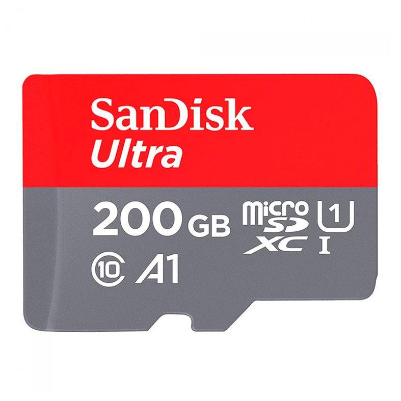 Cartao de Memoria Sandisk, 200GB, MicroSDXC UHS-I, Com Adaptador, SDSQUA4-200G-GN6MA