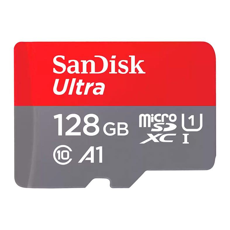 Cartao de Memoria Sandisk Ultra, 128GB, Micro SDXC UHS-I, Com Adaptador, SDSQUAB-128G-GN6MA