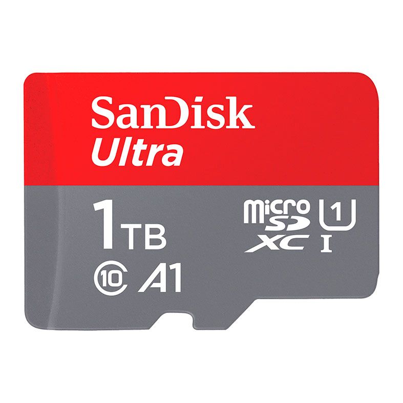 Cartao de Memoria Sandisk Ultra, 1TB, MicroSDXC UHS-I, Com Adaptador, SDSQUAC-1T00-GN6MA