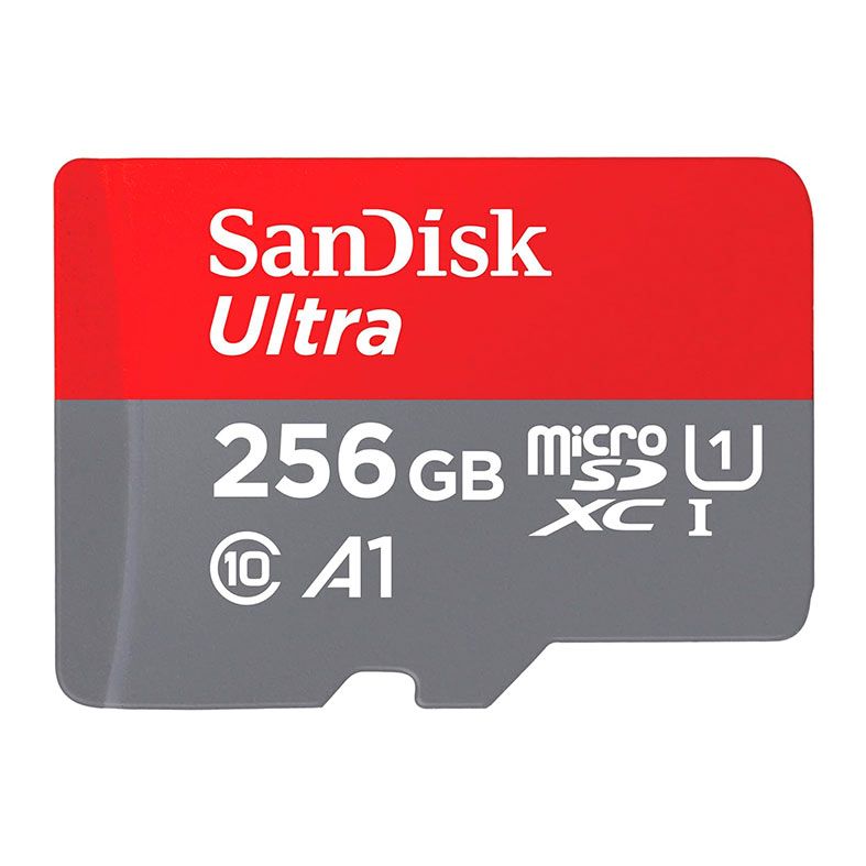 Cartao de Memoria Sandisk, 256GB, MicroSDXC UHS-I, Com Adaptador, SDSQUAC-256G-GN6MA