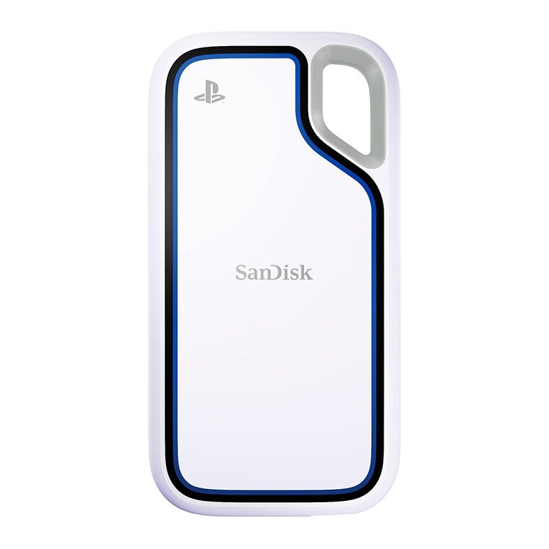 SSD Portatil Sandisk Extreme Playstation, 2TB, USB 3.2, Branco