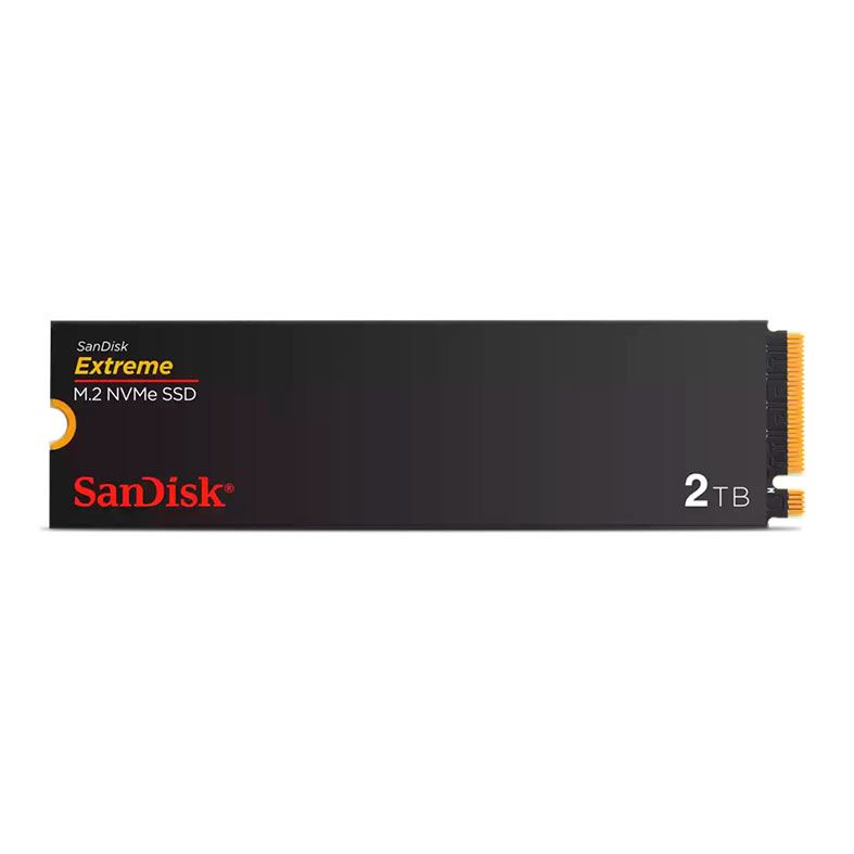 SSD Sandisk Extreme, 2 TB, M.2 2280, PCIe NVMe, Leitura 5150 MB/s, Gravacao 4850 MB/s, SDSSDX3N-2T00-G26