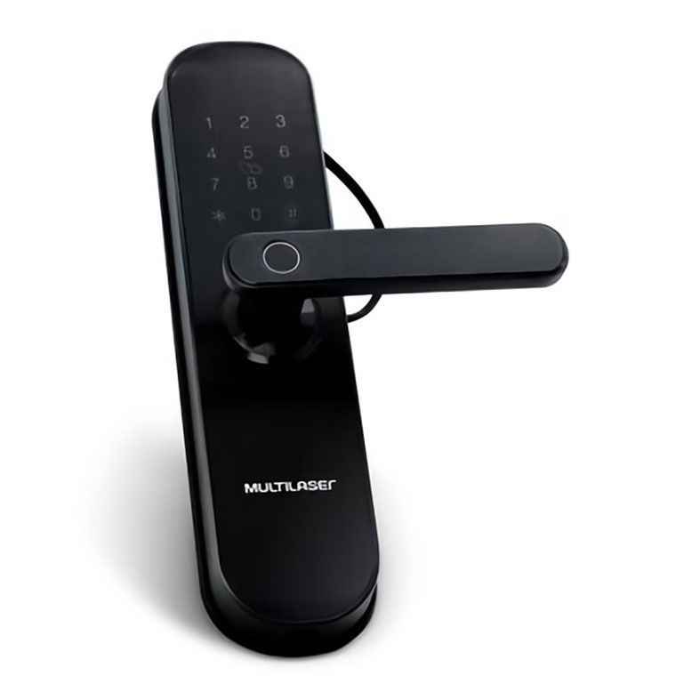 Fechadura Biometrica Com Senha Inteligente, Multi, Liv, Preto, SE233