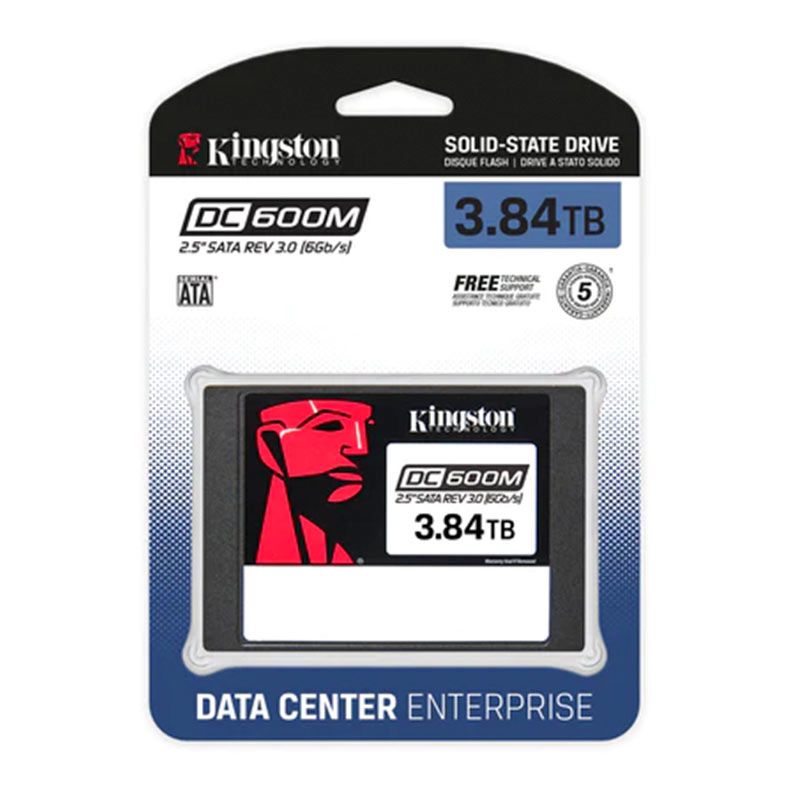SSD Kingston DC600M, 3.84TB, 2.5, Sata III 6GB/s, SEDC600M/3840G