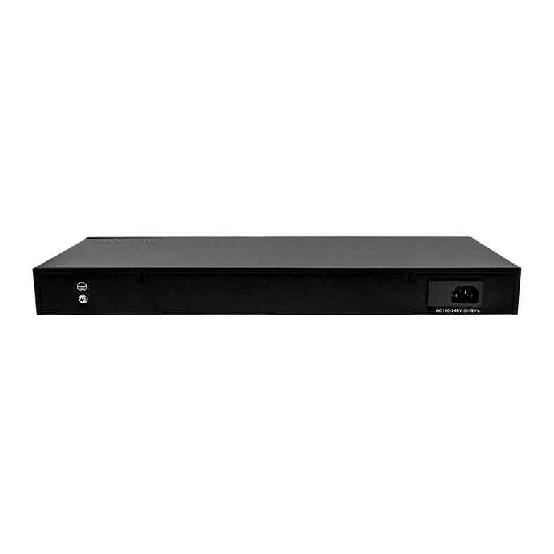 Switch Intelbras Fast Ethernet SF 2400 QR+, 24 Portas, Preto, SF-2400-QR