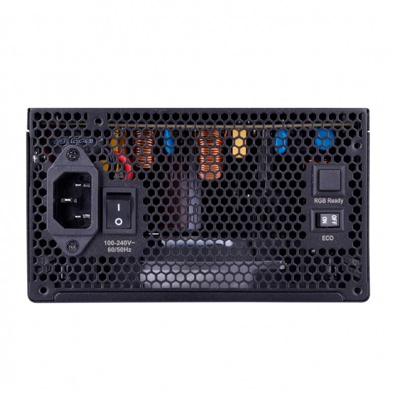 Fonte Gamer Super Flower 750W Leadex III ARGB Gold 80 Plus, SF-750F14RG(BK)