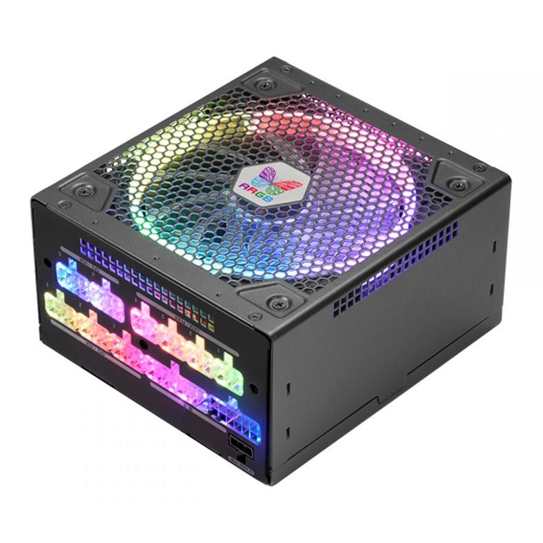 Fonte Gamer Super Flower 750W Leadex III ARGB Gold 80 Plus, SF-750F14RG(BK)
