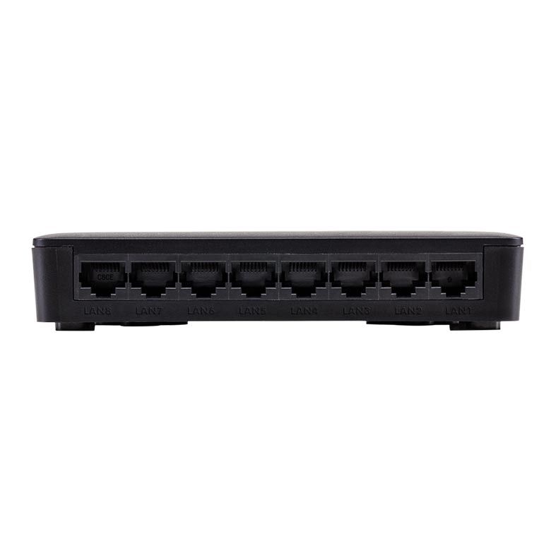 Switch Intelbras SF 800 Q+ Ultra, 10/100 Mbps, 8 Portas, Preto, SF 800 Q+ ULTRA