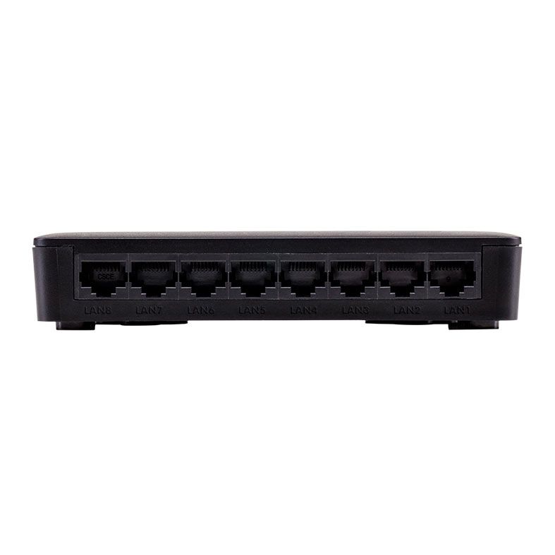Switch Intelbras SF 800 Fast Ethernet, 8 Portas, 10/100 Mbps, Preto, SF-800-VLAN-ULTRA