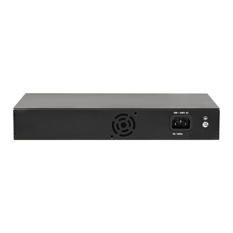 Switch Intelbras SG 1002 MR L2+, 8 Portas Gigabit Ethernet, 2 Portas Mini-Gbic, Preto, SG-1002-MR-L2