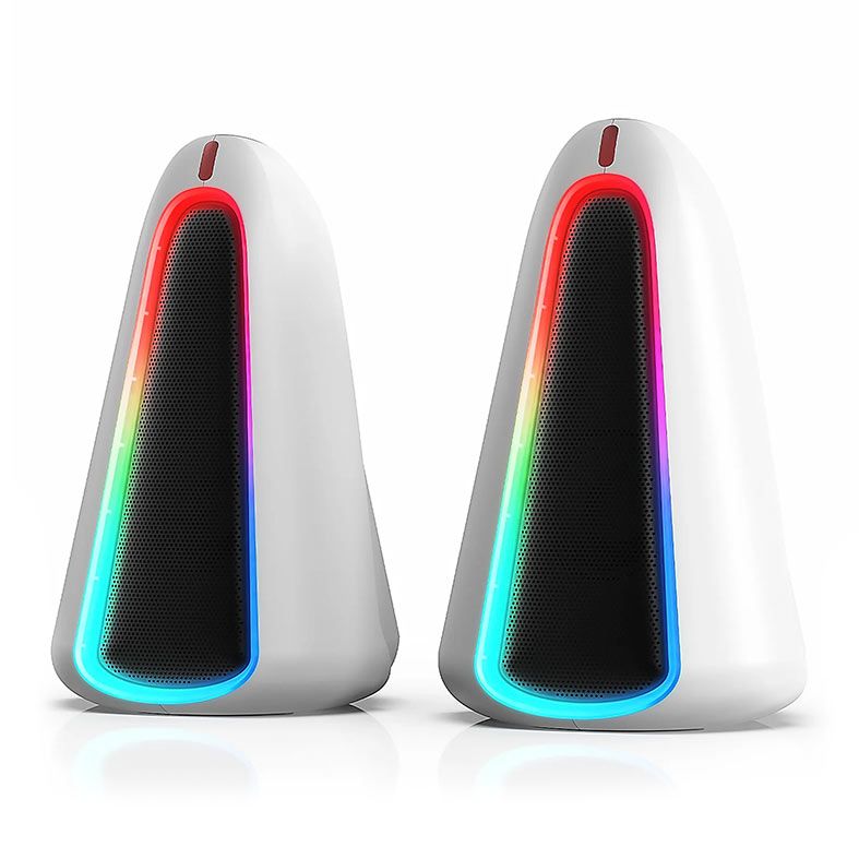 Caixa de Som Marvo Monka SG-500, RGB, 3W RMS, USB, Branco, SG-500