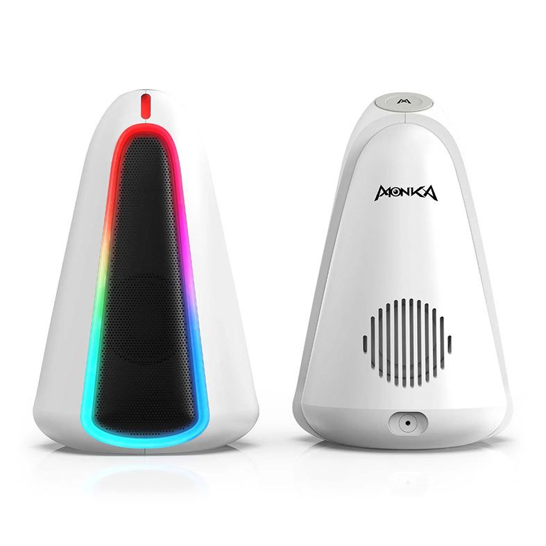 Caixa de Som Marvo Monka SG-500, RGB, 3W RMS, USB, Branco, SG-500