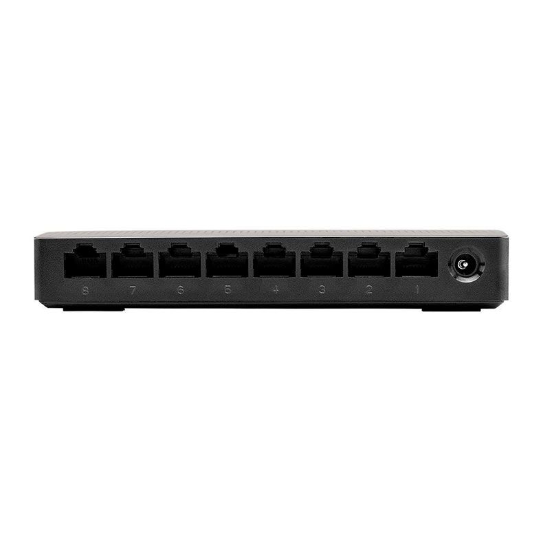 Switch Intelbras SG 800 Q+ Gigabit Ethernet, 8 Portas, 10/100/1000 Mbps, Preto, SG-800-Q