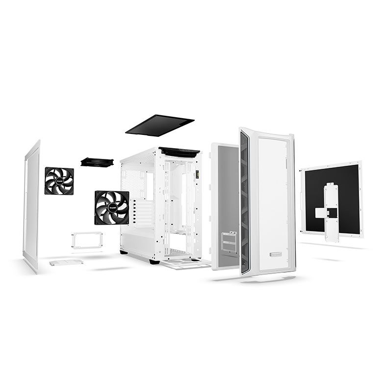Gabinete Gamer Be Quiet! Shadow Base 800 DX, Com 3 Fans, Branco, BGW62