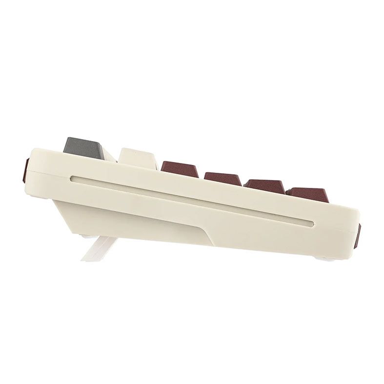 Teclado Mecanico Epomaker Shadow S, ARGB, Switch Flamingo, White Brown, SHADOWS-WB-FLG