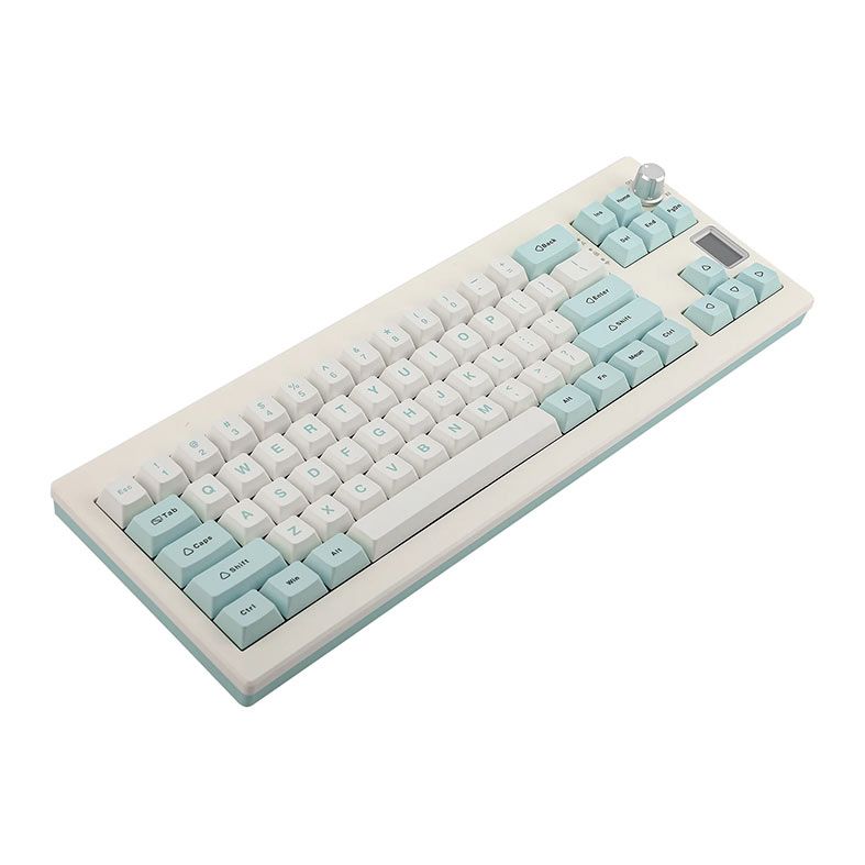Teclado Mecanico Epomaker Shadow X, ARGB, Switch Wisteria, White Blue, SHADOWX-WB-WS