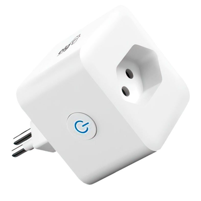Plug de Tomada Inteligente ELG SHPT400, Wi-Fi, Branco, SHPT400