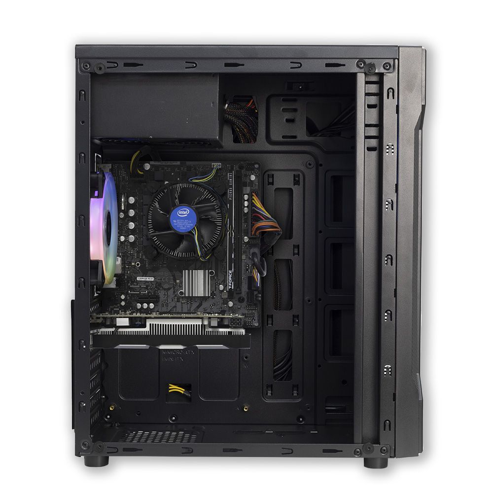 Computador Mancer Shangti, Intel i3-8100, GeForce GT 1030 2GB, 8GB DDR4, SSD 240GB