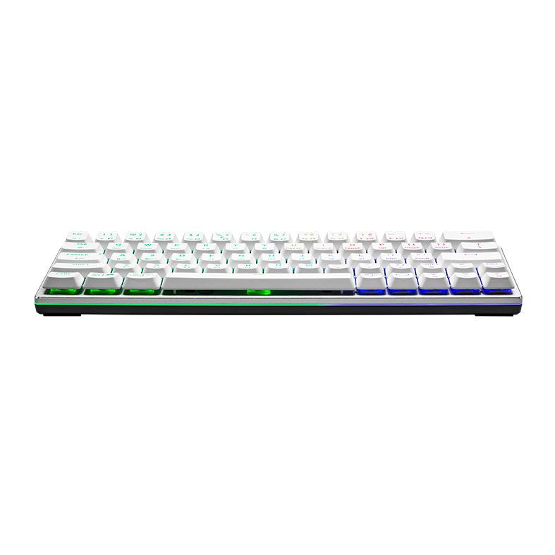 Teclado Mecanico Gamer Cooler Master SK622, RGB, Wireless, Switch Vermelho, Prata e Branco, SK-622-SKTR1-US