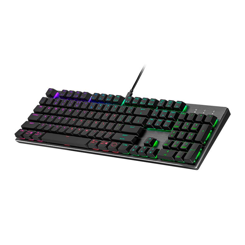 Teclado Mecanico Gamer Cooler Master SK652, RGB, Switch Vermelho, Preto, SK-652-GKTR1-US