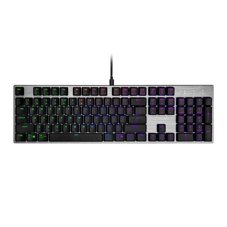 Teclado Mecanico Gamer Cooler Master SK652, RGB, Switch Vermelho, Preto, SK-652-GKTR1-US