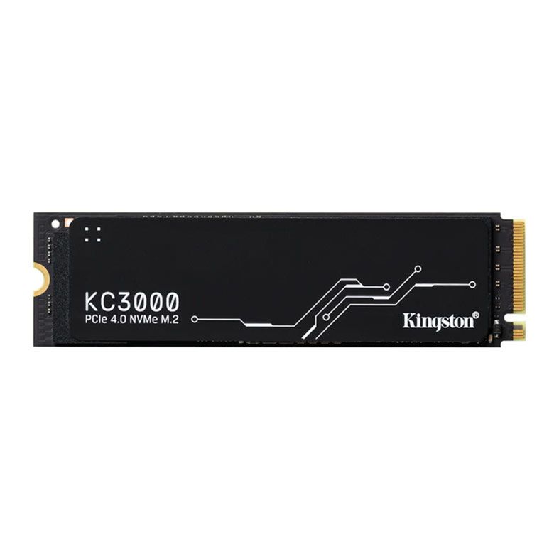 SSD Kingston KC3000, 4TB, M.2 2280, PCIe NVMe, Leitura 7000MB/s, Gravacao 7000MB/s, SKC3000D/4096G