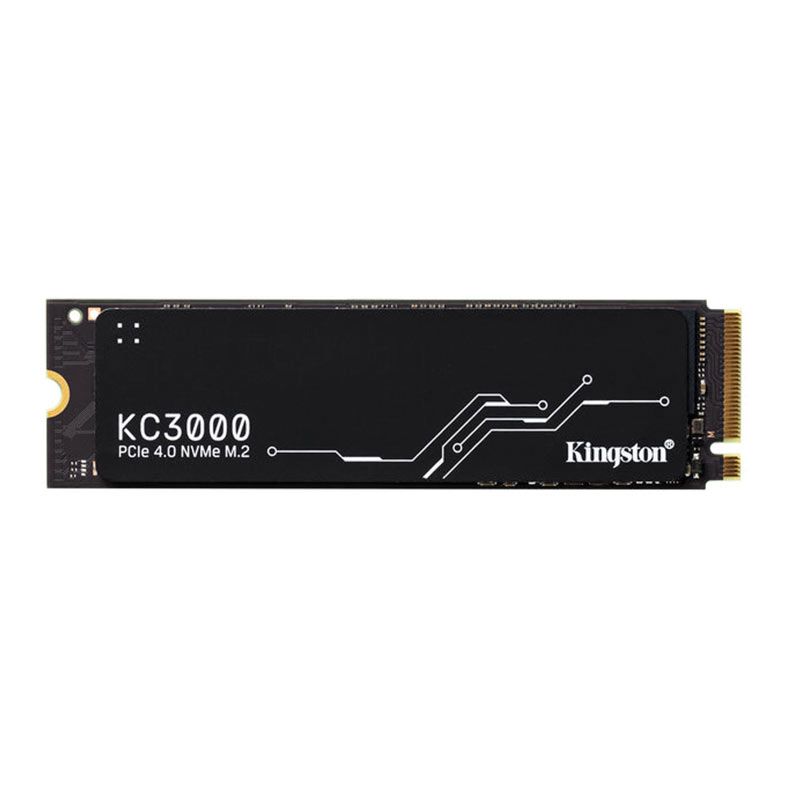 SSD Kingston KC3000, 1TB, M.2 2280, PCIe NVMe, Leitura 7000 MB/s, Gravacao 6000 MB/s, SKC3000S-1024G