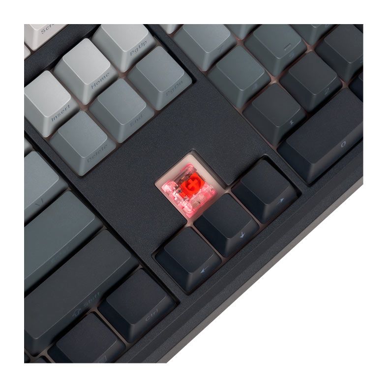 Teclado Mecanico Skyloong GK104, RGB, Switch Optico Vermelho, Preto e Cinza, SKL-GK104-RGB-RD