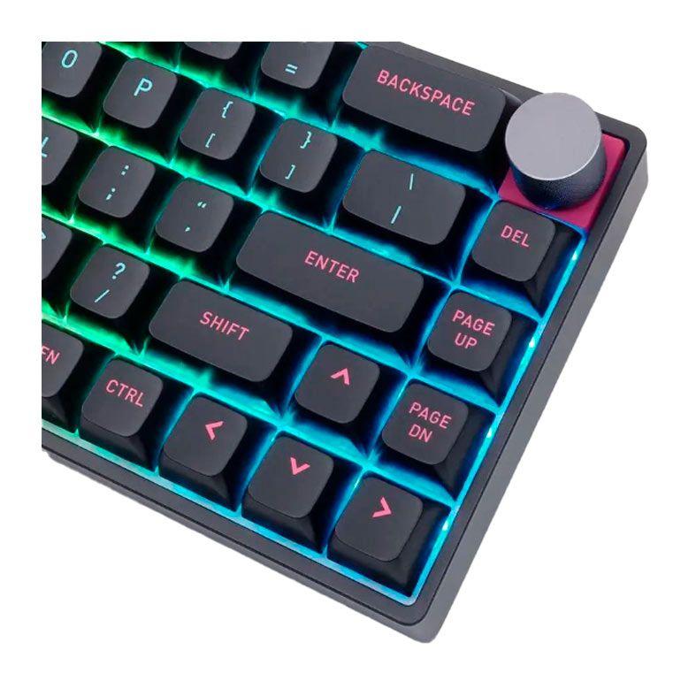 Teclado Mecanico Skyloong GK68, RGB, Switch Optico Vermelho, Preto, SKL-GK68-RGB-RD-BK
