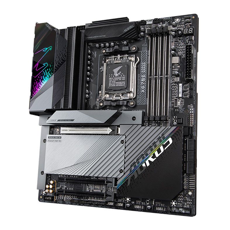Placa Mae Gigabyte X670E Aorus Master, DDR5, Socket AM5, E-ATX, Chipset AMD X670, X670E-AORUS-MASTER