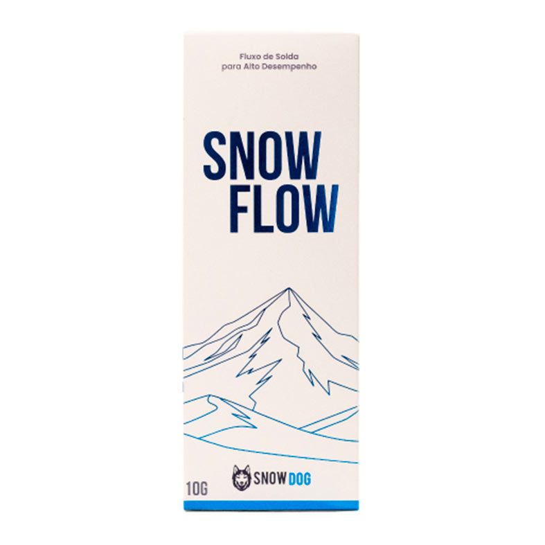 Fluxo de Solda SnowDog Snow Flow, 10g, SNOWFLOW10G