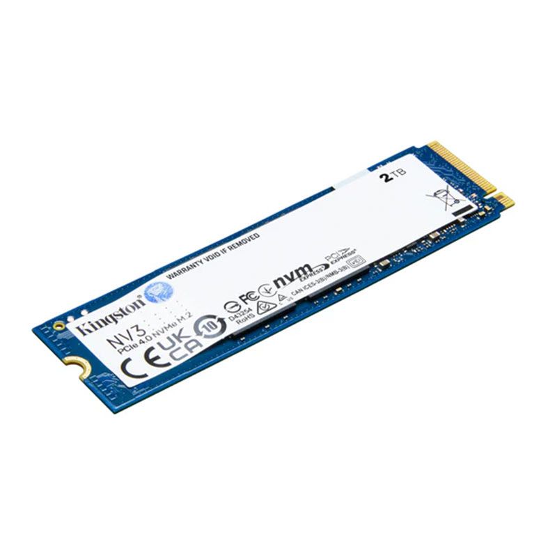 SSD Kingston NV3, 2TB, M.2 2280, PCIe NVMe, Leitura 6000MB/s, Gravaçao 5000MB/s, SNV3S-2000G