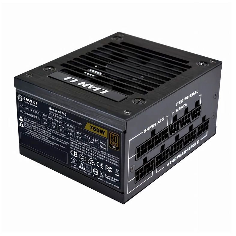 Fonte Lian Li SP750, 750W, Full-Modular, 80 Plus Gold, Preto, SP750EU