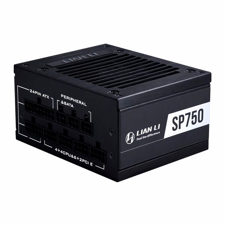 Fonte Lian Li SP750, 750W, Full-Modular, 80 Plus Gold, Preto, SP750EU