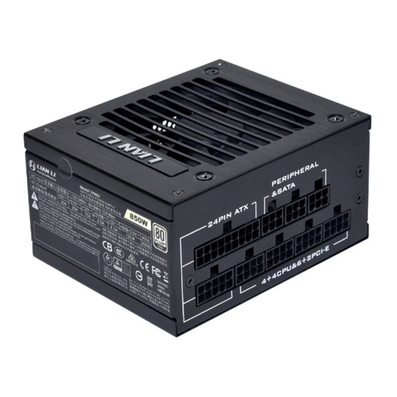 Fonte Lian Li SP850, 850W, Full-Modular, 80 Plus Gold, Preto, SP850-BLACKEU