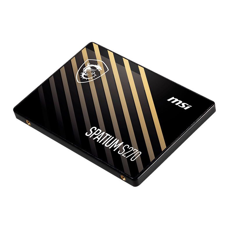 SSD MSI Spatium S270, 240GB, 2.5, Sata III 6GB/s, Leitura 500MB/s, Gravacao 400MB/s, SPATIUM-S270-240G