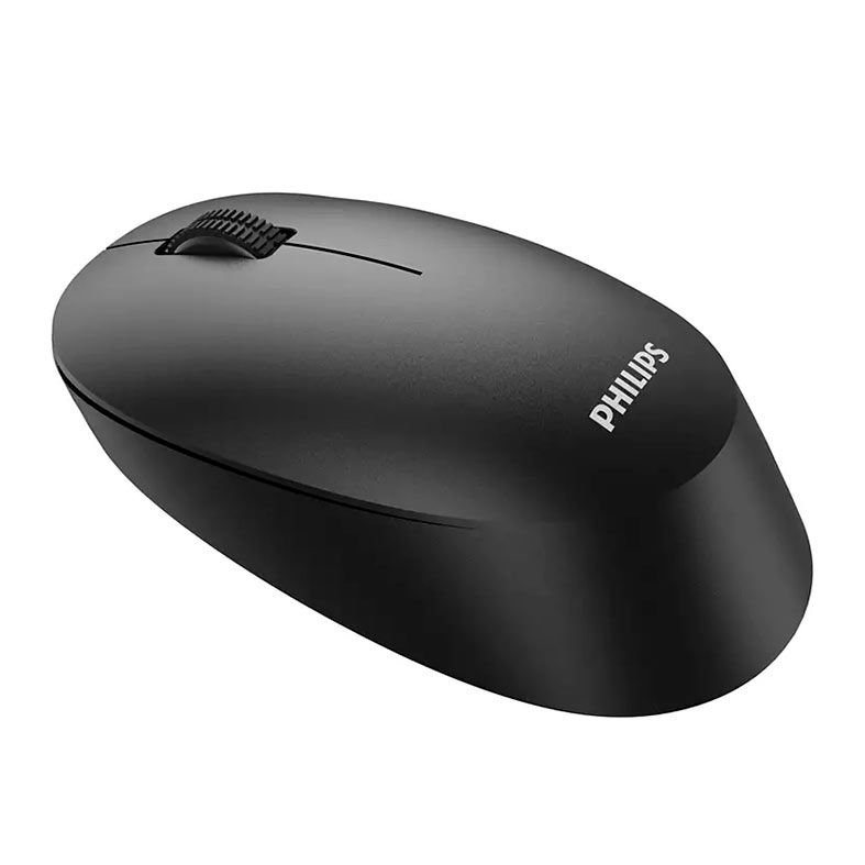Mouse Philips SPK7307BL, Wireless, 1600DPI, 3 Botoes, Preto, SPK7307BL