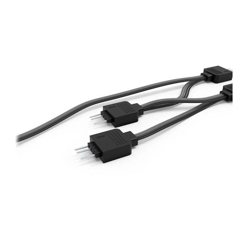 Cabo Splitter Para Fans ARGB PcYes, 1 Entrada 4 Saidas, Preto, SPTARGB4PCY-131477