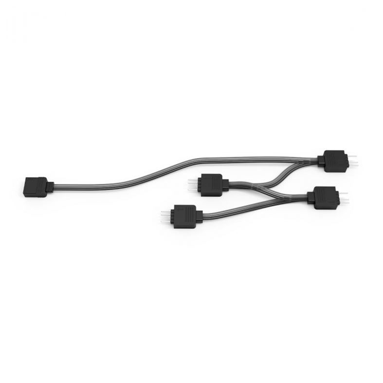 Cabo Splitter Para Fans ARGB PcYes, 1 Entrada 4 Saidas, Preto, SPTARGB4PCY-131477