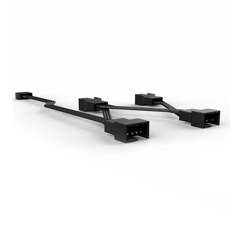 Cabo Splitter Para Fans PWM PcYes, 1 Entrada 4 Saidas, Preto, SPTPWM4PCY-131476