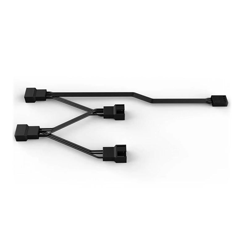 Cabo Splitter Para Fans PWM PcYes, 1 Entrada 4 Saidas, Preto, SPTPWM4PCY-131476